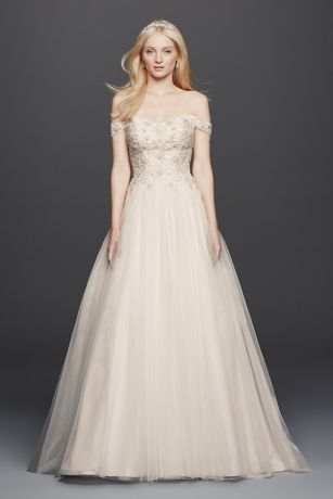 Cotour Wedding Dresses with Sleeves Off the Shoulder